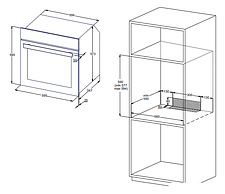 Электрический духовой шкаф Zigmund & Shtain E 143 S