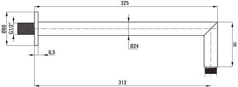 Душевая система  Deante Jasmin NAC_09JP (хром)
