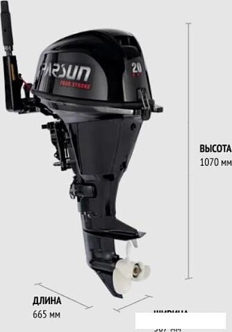 Лодочный мотор Parsun F 9.9 ABMS-EFI PRO