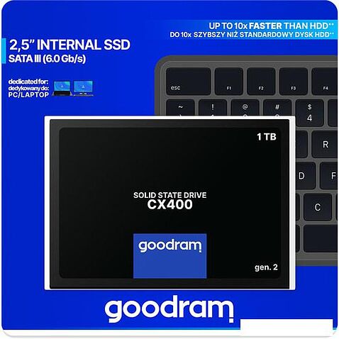 SSD GOODRAM CX400 gen.2 1TB SSDPR-CX400-01T-G2