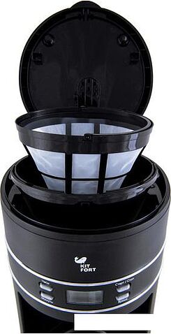 Капельная кофеварка Kitfort KT-704-2 (черный)