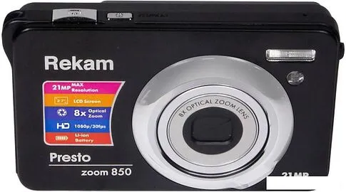 Фотоаппарат Rekam Presto zoom 850 (черный)