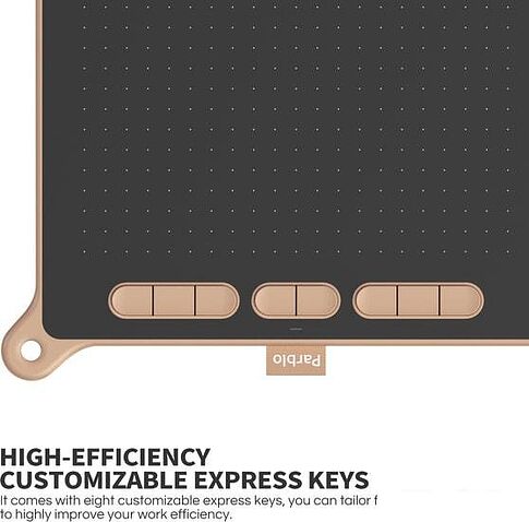 Графический планшет Parblo Ninos M (розовый)