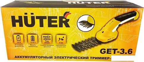 Кусторез + ножницы Huter GET-3.6 (с АКБ)