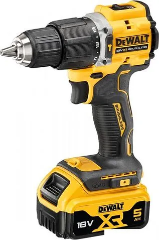 Ударная дрель-шуруповерт DeWalt DCD100YP2T (с 2-мя АКБ 5 Ач, кейс)