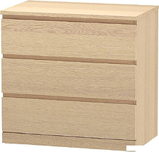 Комод Mio Tesoro Varma Prime 3 (дуб беленый)