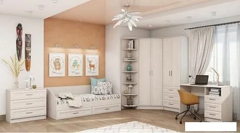 Комод Астрид-Мебель Принцесса ЦРК.ПРН.04 (анкор белый)