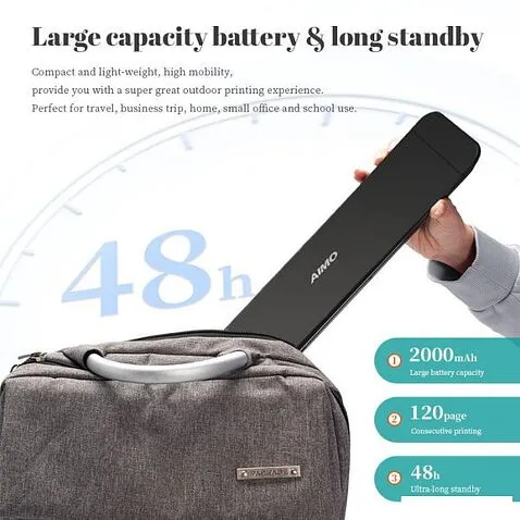 Портативный принтер Aimo P832 A4 Mobile Printer