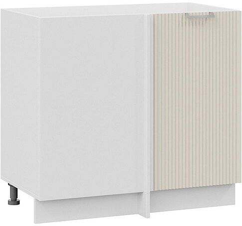 Шкаф напольный Трия Кимберли 1Н9У (белый/крем)