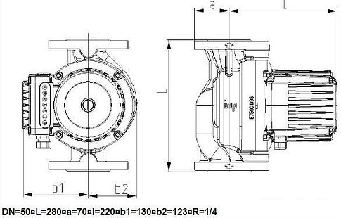 Циркуляционный насос IMP Pumps GHNMbasic 50-70F