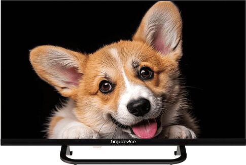 Телевизор Topdevice 24" SMART TV YаOS 03 (черный)