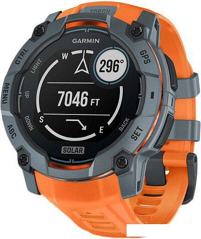 Умные часы Garmin Instinct 3 Solar 50 мм (серый)