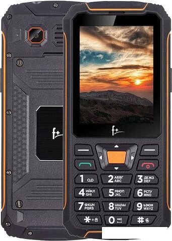 Мобильный телефон F+ R280C (черный/оранжевый)
