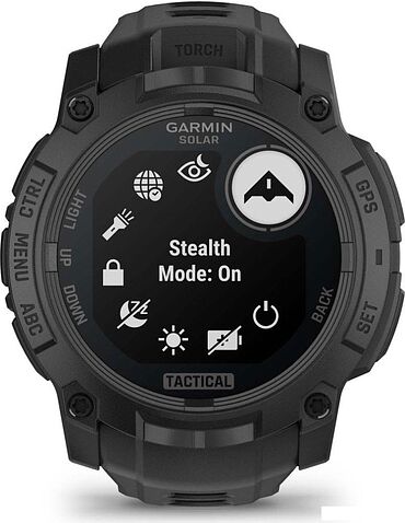 Умные часы Garmin Instinct 3 Solar Tactical Edition 50 мм (черный)