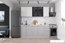 Шкаф напольный ДСВ Тренто С 700 (серый/серый)