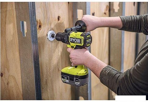 Ударная дрель-шуруповерт Ryobi RPD18X-242S 5133005283 (с 2-мя АКБ 2 Ач+4 Ач, сумка)