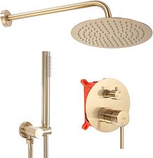 Душевая система  Rea Lungo Matt Gold P4160