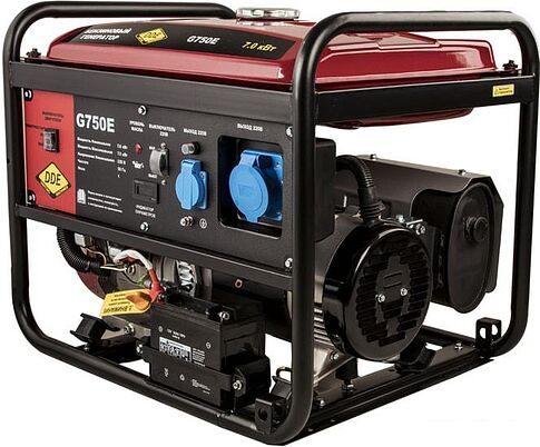 Бензиновый генератор DDE G750E