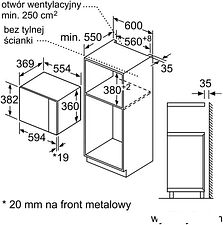 Микроволновая печь Bosch BFL553MS0