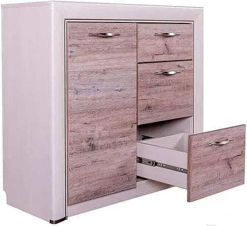 Тумба Anrex Olivia 1D3S Вудлайн Кремовый/ Дуб Анакона