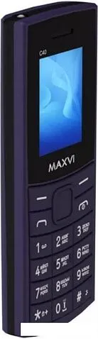 Кнопочный телефон Maxvi C40 (фиолетовый)