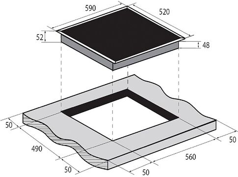 Варочная панель ZUGEL ZEH603B