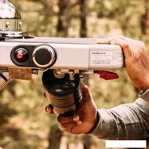 Газовый гриль для дачи Weber Traveler (черный)