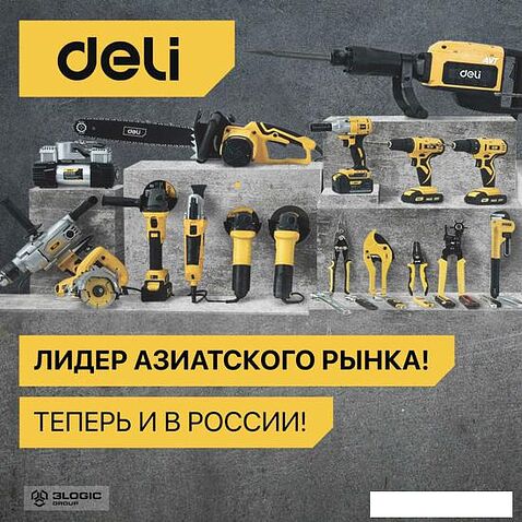 Ударная дрель-шуруповерт Deli DL-CZ20-E1D2 102883 (с 2-мя АКБ, кейс)