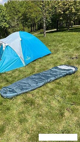 Спальный мешок Calviano Acamper Bergen 300г/м2 (хаки)