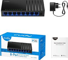 Неуправляемый коммутатор Cudy GS108D 4.0