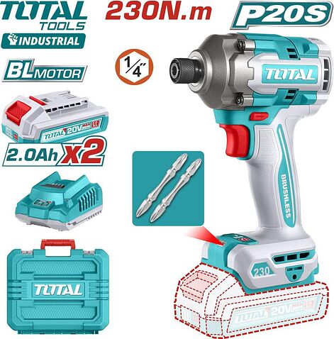 Винтоверт Total TIRLI2023 (с 2-мя АКБ, кейс)