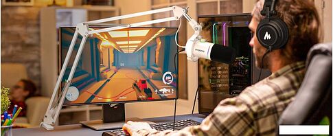 Проводной микрофон Maono PD200XS (белый)