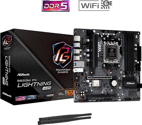 Материнская плата ASRock B650M PG Lightning WiFi