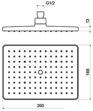 Душевая лейка Aquatek AQ2087MB