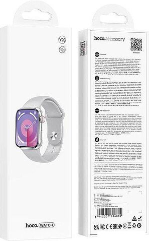 Умные часы Hoco Y23 (серебристый)