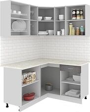 Угловая кухня Кортекс-мебель Корнелия Экстра 1.5x1.4м (венге светлый/венге/марсель) Угловая кухня Кортекс-мебель Корнелия Экстра 1.5x1.4м (венге светлый/венге/марсель)