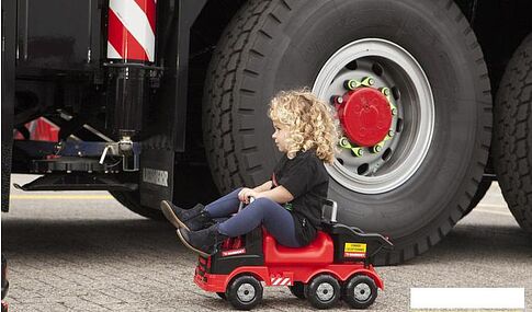 Каталка Полесье 200-01 Mammoet (красный/черный) [56726]