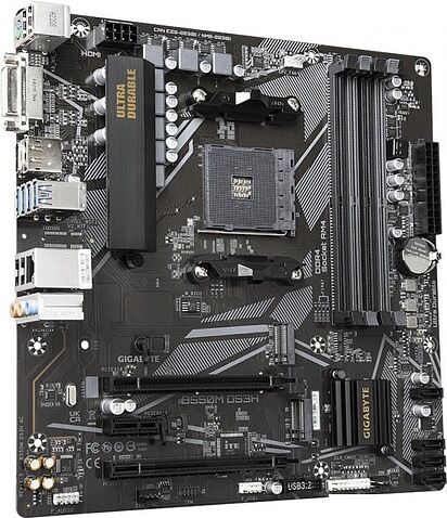 Материнская плата Gigabyte B550M DS3H (rev. 1.5)