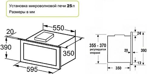 Микроволновая печь Schtoff NMW 25 White