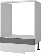 Шкаф напольный Горизонт Ева 60 под духовку (графит софт)