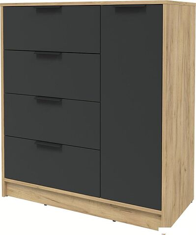 Тумба Интерлиния Концепт КТ-Т90 (антрацит/дуб золотой)