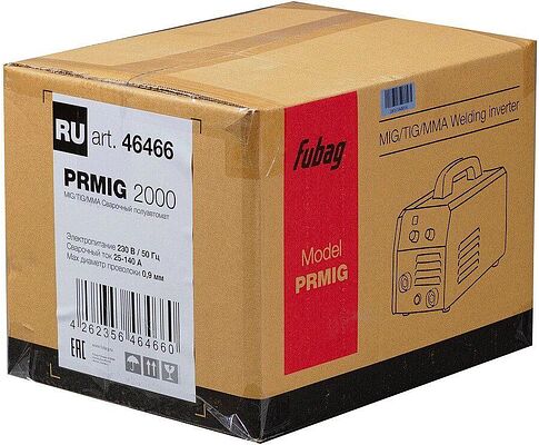 Сварочный инвертор Fubag PRMIG 2000 46466