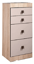 Комод КМК Мебель Лондон 4Я 0467.22 (дуб сонома-капучино)