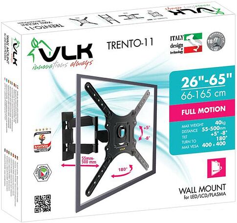 Кронштейн VLK TRENTO-11 (черный)