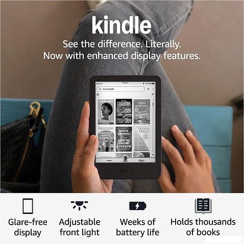 Электронная книга Amazon Kindle 2024 16GB Ad-supported (newest model, черный)