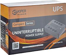 Источник бесперебойного питания Kiper Power Compact B850 (850VA/480W) Источник бесперебойного питания Kiper Power Compact B850 (850VA/480W)