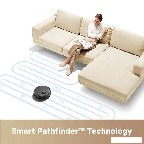 Робот-пылесос Dreame Trouver Robot Vacuum E20 Pro RLE12SA (евровилка, черный)