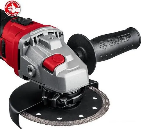Угловая шлифмашина Зубр УШМ-18-125 (без АКБ)