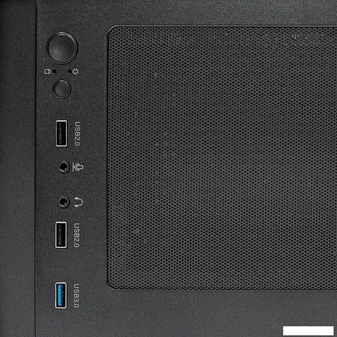 Корпус XASTRA A306M 3FRGB (черный)