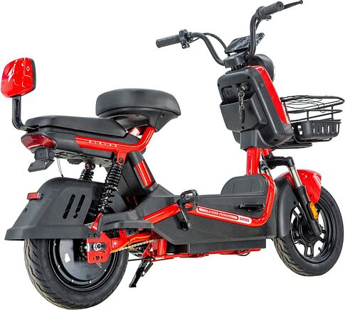 Электроскутер ZeuS Aurora (красный)